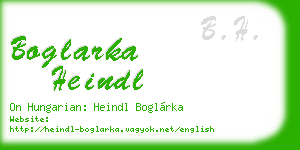 boglarka heindl business card